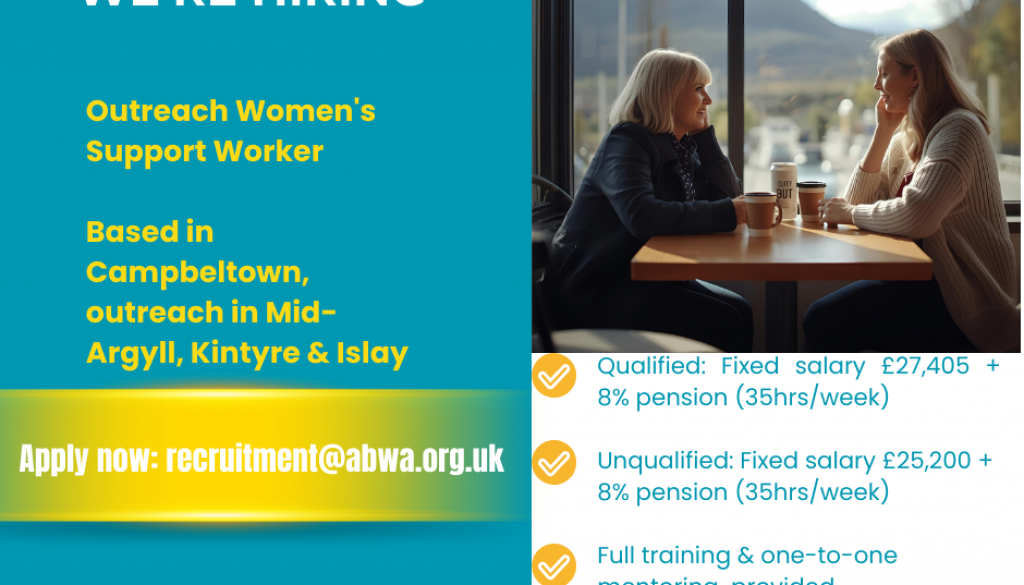 Job advert for Campbeltown Support Worker