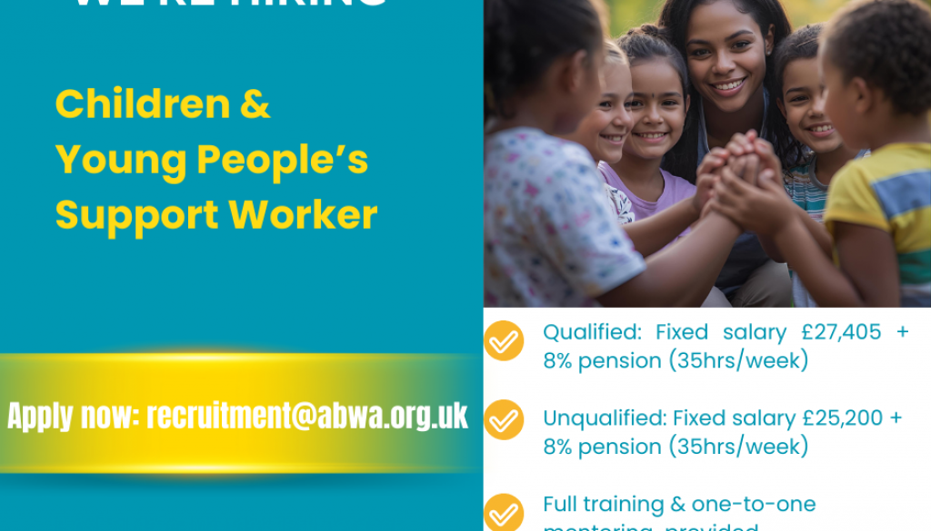 Children and Young People Support Worker Job Advert