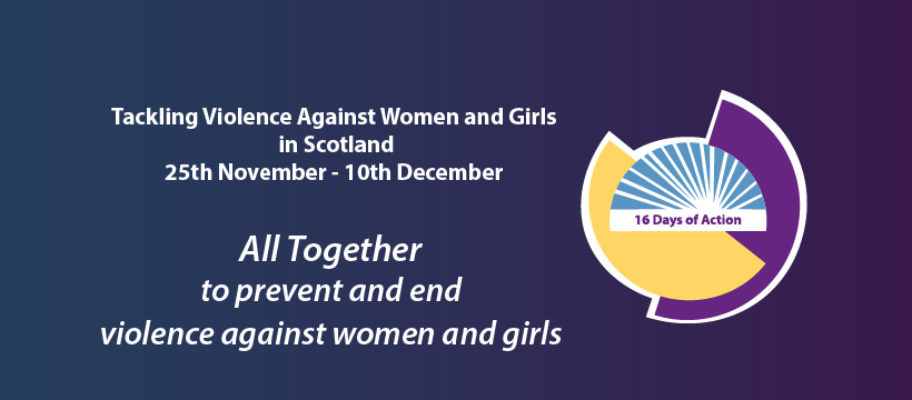 16 days of Action Banner